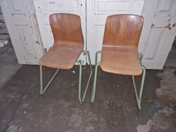 Retro székek régi szék dizájn iskola székek szánkotalpas szék