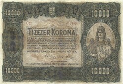 10000 korona 1920 Restaurált 2.