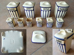 Art deco fajansz fűszertartó
