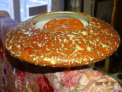 RETRO TÓFEJ KERÁMIA  " UFÓ " IKEBANA TÁL KASPÓ