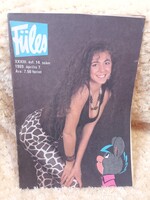 Füles 1989. április 7. Régi és nagyon ritka papírrégiség magazin
