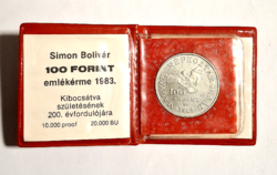 100 forint emlékérme 1983. PP