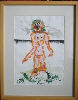 Szeift Béla: Fürdőző