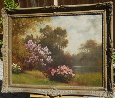 (K) Tordai Székely (20.sz.első fele) : Tóparti fák