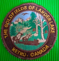 1960'S VADÁSZ VADŐR kanada FELVARRÓ HÍMZETT -Ontario - Larder Lake aranylelőhelyei