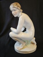 Herendi Női akt Lux Elek,Óherendi