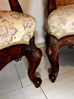 Antik füles fotel párban eladó