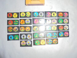 Retro patterned plastic cards - 23 pieces in total - tazo?