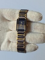 Retro Vintage SK Női Quartz Karóra Aranyozott részletekkel. Hátlap hiányzik
