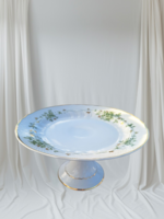 Hollóházi Erika mintás talpas tortatál