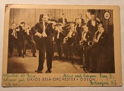 Ritka 1935 Dajos Béla Orchestra – Odeon zenekari képeslap