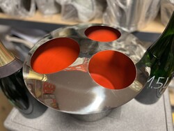 CHAMPAGNE CLUB - Pezsgő- és borhűtő 3 magnum palackhoz – Napoleon & Lily Bollinger idézetekkel