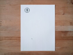 Katonai levélpapír 5.sz. honvéd helyőrségi kórház pecsétjével