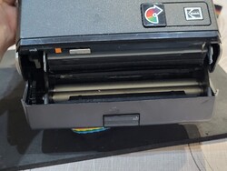 Régi polaroid fényképezőgép