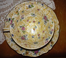 FRANCIA LIMOGES TEÁSCSÉSZE + ALJ - Art&Decoration