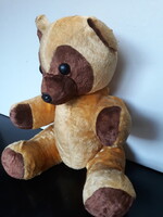 Nagy méretű különleges szalmás Maci, 60 cm