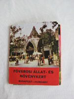 Budapesti Állatkert emlék reklám leporello 1988.