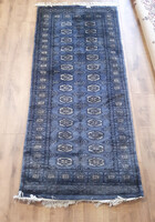 Kék Bokhara (Buchara) kézi perzsaszőnyeg - igazi ritkaság - gyönyörű, tiszta állapotban