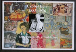 2008 - Czóbel Béla - emléklap