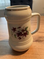 Hollóházi porcelán korsó