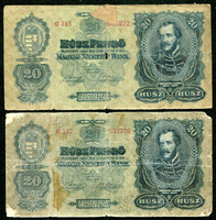 1930 20 Pengő - 2db egyben