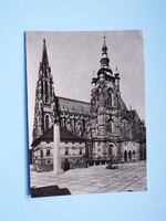 Képeslap (18) - Csehszlovákia (Csehország) - Prága - Vár 1950-es évek