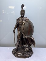 Leonidas bronzirozott szobor 25cm