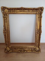 Antik áttört blondel keret 55x70 cm képhez 1800-as évekből