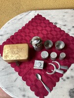 Sport presszó kemping kávéfőző készlet komplett eredeti dobozában.