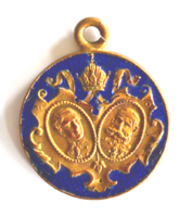 Ferenc József tűzzománc medál