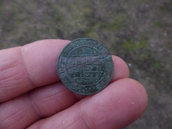 III. Béla rézpénz ritka sziglával