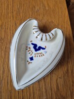 Zsolnay szív alakú hamutál