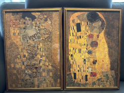 Gustav Klimt képek szecesszios hatàsú keretben( 31x44cm)