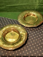 Szecessziós Szandrik fém asztalközép/kínálók