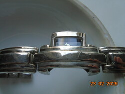 LONDON GIRL "titkos" karóra merev ezüstözött karperecben