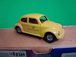 1960's VINTAGE CKO Kellermann 425 LEMEZ JÁTÉK model AUTO - VW Beetle DBP 1:35 W.Germany  HIBÁTLAN
