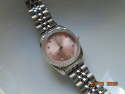 AVON SR626SW kínai karóra ezüst színű rozsdamentes szíjjal