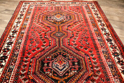 Kashkai / Qashqai / Shiraz kézi perzsaszőnyeg – 146 × 104 cm, prémium iráni, eredeti