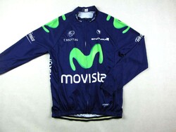 EREDETI MOVISTAR CANYON (L) HOSSZÚ UJJÚ FÉRFI KERÉKPÁROS BICIKLIS LÉLEGZŐ CIPZÁROS SPORT FELSŐ