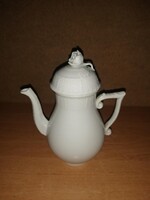 Herendi porcelán fehér kávés kanna, kávé kiöntő