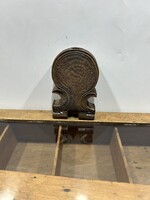 Antik fa zsebóratartó tok