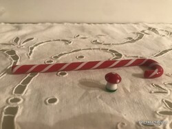 CUKORBOT + GOMBA -  ÜVEG  - 14 x 3 cm -  TÖMÖR - 1,5 cm - OSZTRÁK