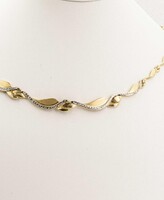 Gyönyörű 14k arany nyakék