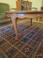 Intarziás Kerek dohányzó asztal