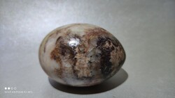 Vintage ónix ? ásvány tojás élethű tyúktojás méretben