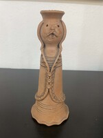 Népi figura gyertyatartó
