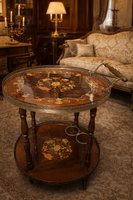 Intarziás  Zsúrkocsi