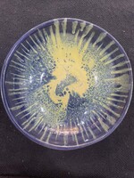 Iparművészeti vállalat Csurgatott mázas tál