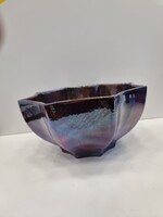 Zsolnay 8szogletu eosin tal