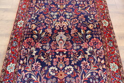 KÁSHÁN iráni kézi perzsa szőnyeg - virágvázás motívummal, virágokkal - szép állapotban